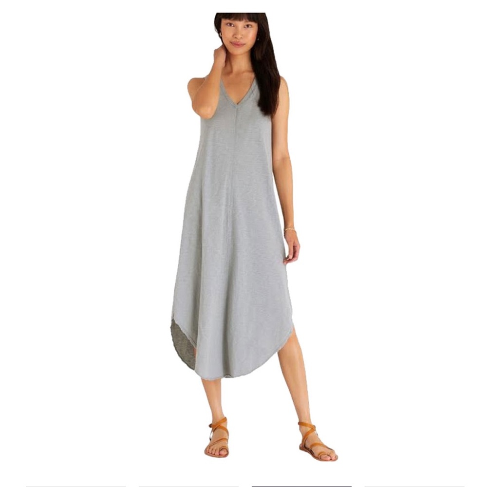 Z Supply essentials Reverie maxi dress in blue gray, size S